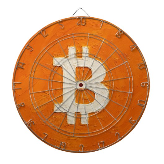 Cible De Fléchettes Bitcoin Standard (Pétrole, Style : 1) (Devant)