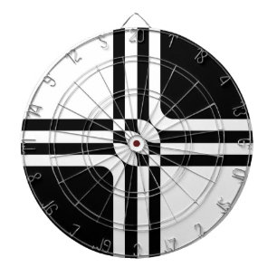 Cible De Fléchettes Black and white fantasy