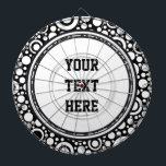 Cible De Fléchettes Black Dots & Circles Grid   your backgr. &<br><div class="desc">Funny Pattern Design by EDDA Joyeux / EDDArt | Basic : Geometric uni or colored Shapes,  Dots,  points,  Rings,  Circle,  Holes,  Grids,  etc. for Art Lovers | you miss other colors or products with this design ? Feel free to contact me: contact@eddart.de</div>