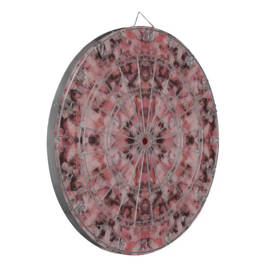 Cible De Fléchettes Black Gray Pink White Modern Geometric Abstract (Devant gauche)