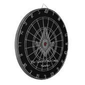 Cible De Fléchettes Black Masonic Master Mason Freemason Compass (Devant gauche)