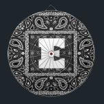 Cible De Fléchettes Black Paisley Bandana Anniversaire Hip hop Rap Éca<br><div class="desc">Black Paisley Bandana Anniversaire Hip hop Rap Écarf</div>