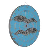 Cible De Fléchettes Black spotted moray eel cartoon (Devant gauche)