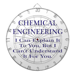 Cible De Fléchettes Blague de l'ingénieur chimique .. Expliquer ne pas