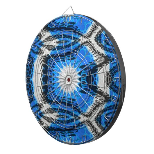 Cible De Fléchettes Bleu atomique (Devant droit)