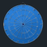 Cible De Fléchettes Bleu bleu marine brillant (couleur solide)<br><div class="desc">Bleu bleu marine brillant (couleur solide)</div>