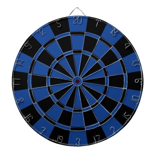 Cible De Fléchettes Bleu d'outre-mer et noir (Devant)