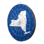 Cible De Fléchettes Bleu et blanc New York (Devant droit)