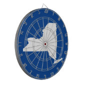 Cible De Fléchettes Bleu et blanc New York (Devant gauche)