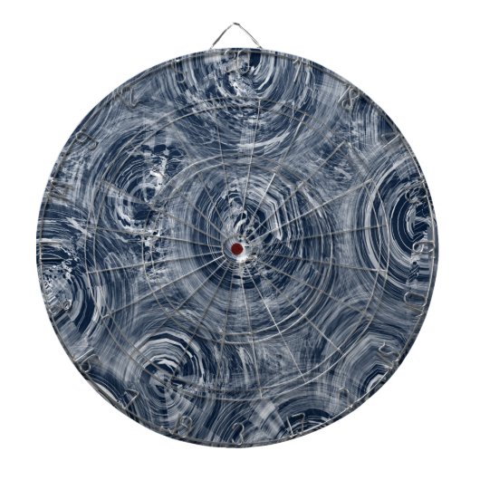 Cible De Fléchettes Bleu foncé et baie très grise (Devant)