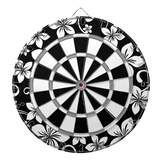 CIBLE DE FLÉCHETTES BLEU HAWAII (NOIR) (Devant)