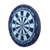 Cible De Fléchettes Bleu hippocampe (Devant droit)