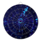 Cible De Fléchettes Bleu Jacuzzi Bulles Dartboard (Devant)
