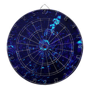 Cible De Fléchettes Bleu Jacuzzi Bulles Dartboard