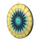 Cible De Fléchettes Bleu jaune radiant (Devant droit)