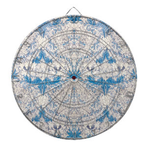 Cible De Fléchettes Bleu miel (par William Morris)