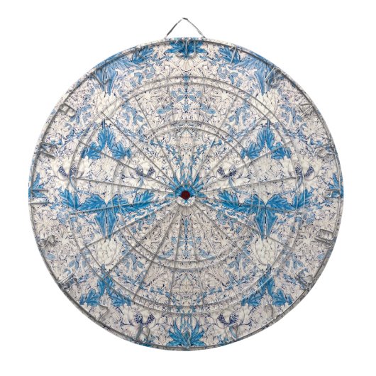 Cible De Fléchettes Bleu miel (par William Morris) (Devant)