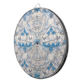 Cible De Fléchettes Bleu miel (par William Morris) (Devant droit)