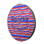 Cible De Fléchettes Bleu rouge Cercles Bleu (Devant droit)