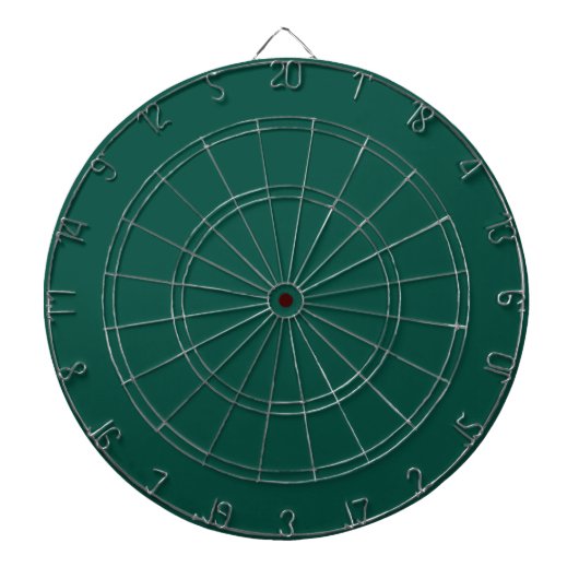 Cible De Fléchettes Bleu-vert (roue chromatique) Vert mer profond  (Devant)