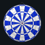 Cible de flechettes bleue et blanche<br><div class="desc">Cible de flechettes bleue et blanche.</div>