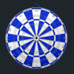 Cible de flechettes bleue et blanche<br><div class="desc">Cible de flechettes bleue et blanche.</div>