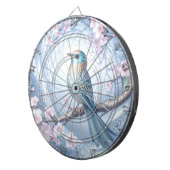 Cible De Fléchettes Blue Bird Floral Dartboard (Devant droit)