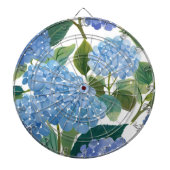 Cible De Fléchettes Blue Hydrangeas | Beautiful Floral Bush (Devant)