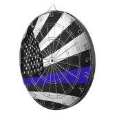 Cible De Fléchettes Blue Line mince (Devant droit)