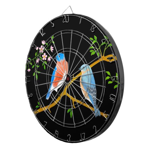 Cible De Fléchettes Bluebirds noir (Devant droit)