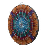 Cible De Fléchettes Blues de cuivre (Devant droit)