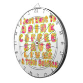 Cible De Fléchettes Boire du café Sauver des vies et prendre des selfi (Devant droit)