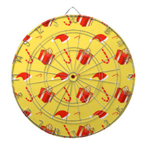 Cible De Fléchettes Boîte cadeau de Noël sucre de canne chapeau de Noë