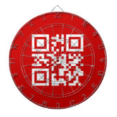 Cible De Fléchettes Bonne année ! — Code QR (Devant)