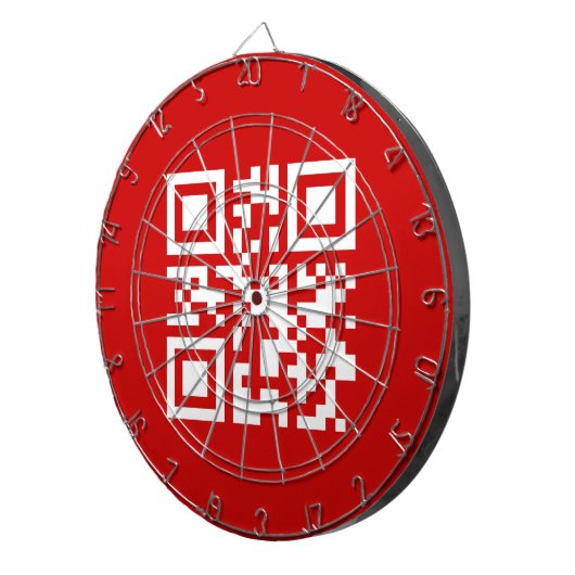 Cible De Fléchettes Bonne année ! — Code QR (Devant droit)