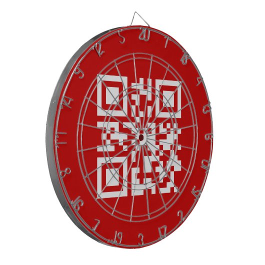 Cible De Fléchettes Bonne année ! — Code QR (Devant gauche)