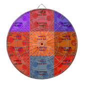 Cible De Fléchettes Bonne journée et meilleur Night Pop Art Imprimer (Devant)