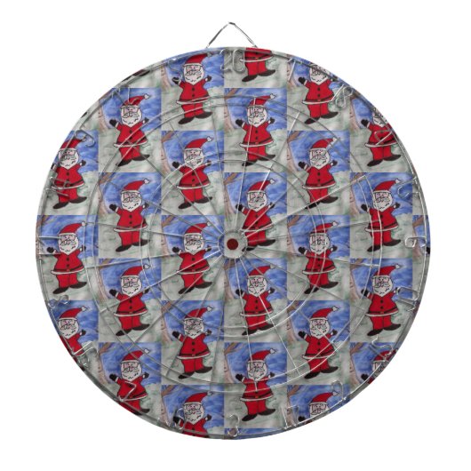 Cible De Fléchettes Bonne Père Noël (Devant)