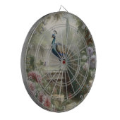 Cible De Fléchettes Botanique : paon en escalier dans un jardin anglai (Devant gauche)