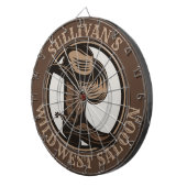 Cible De Fléchettes Bottes de cowboy Occidentales Wild West personnali (Devant droit)