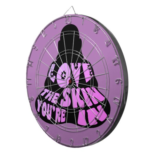 Cible De Fléchettes Bouddha amour violet (Devant droit)