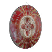 Cible De Fléchettes Boules de cricket rouge Art Abstrait Design d'impr (Devant gauche)