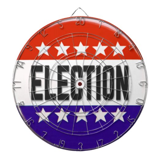 Cible De Fléchettes Bouton Élection (Devant)