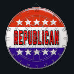 Cible De Fléchettes Bouton républicain<br><div class="desc">Bouton républicain,  Républicain,  Élection,  Bouton,  Vote,  Élection générale,  Élection locale,  Élection nationale,  Élection d'État</div>