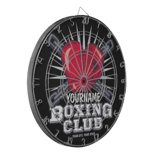 Cible De Fléchettes Boxer champion de course (Devant gauche)