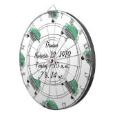 Cible De Fléchettes Boys Chambre Classique Cadeaux Voiture Sweet Green (Devant droit)