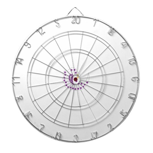 Cible De Fléchettes Bransoletka z serduszkiem Style, aubergine légère (Devant)