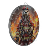 Cible De Fléchettes **"Bravoure éclatante : Le pompier Otter"** (Devant gauche)