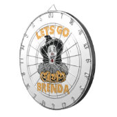 Cible De Fléchettes Brenda Éffrayant Halloween Kamala Harris (Devant droit)