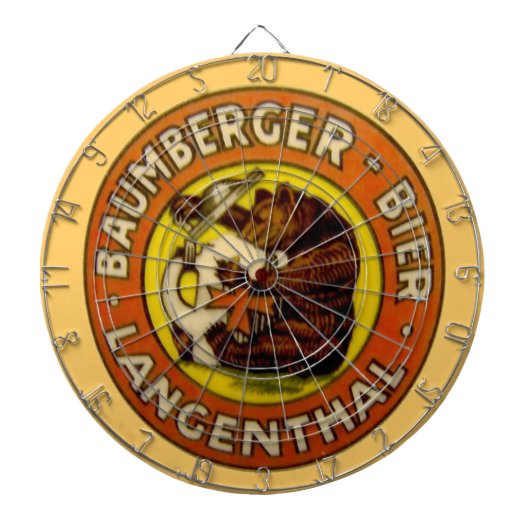 Cible De Fléchettes Brewerie Baumberger Langenthal, Suisse (Devant)